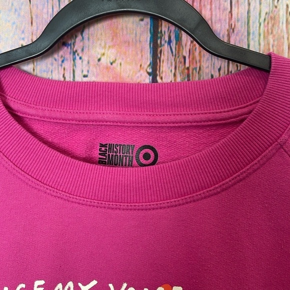 Target Hot Pink Black History Collection Graphic Sweater - Picture 7 of 7